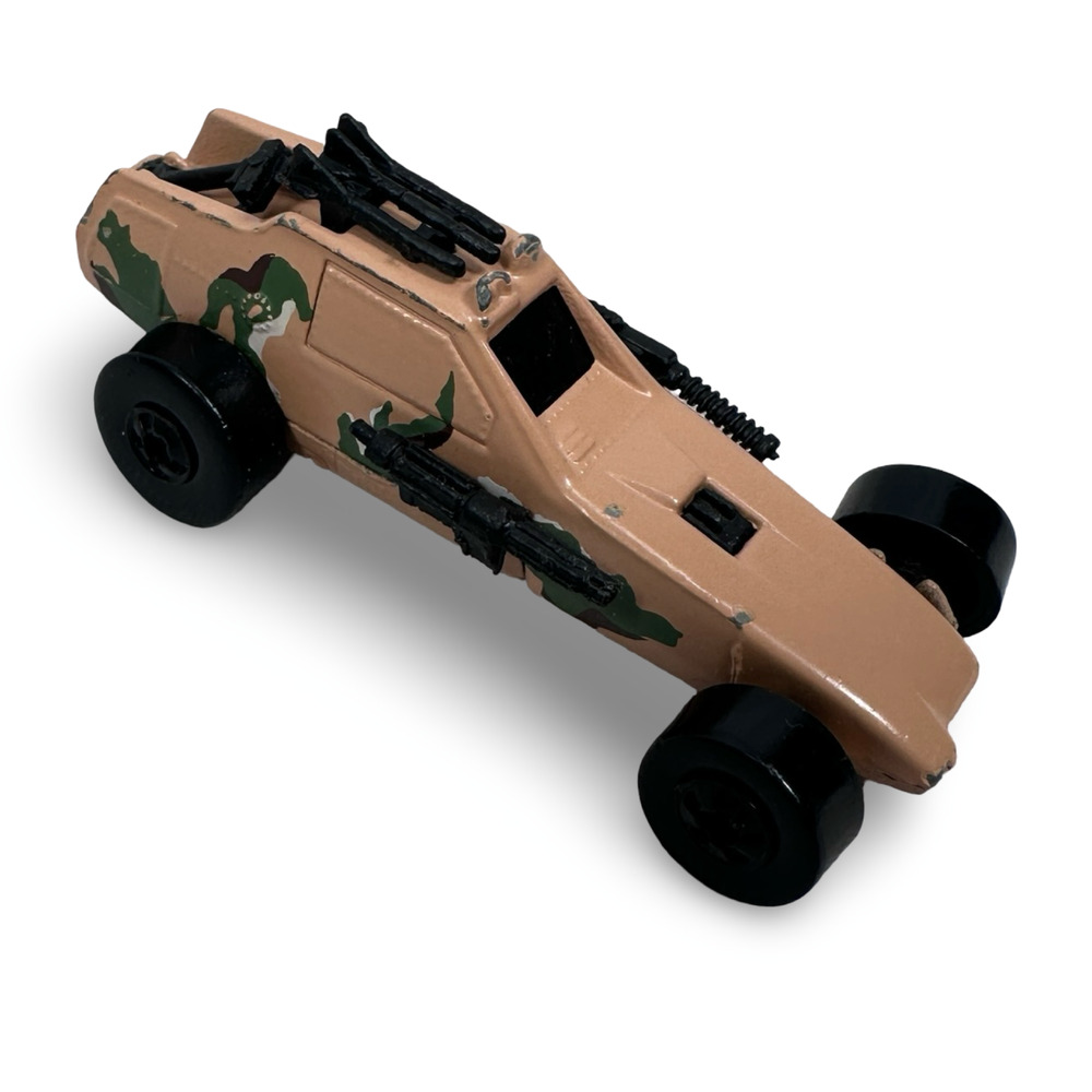 Vintage Hot Wheels‎ Megaforce Enforcer Armed Military Desert Camo 1982 Malyasia